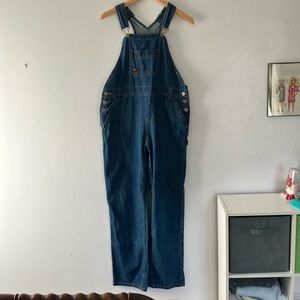 Women’s Relaxed Fit Bib Overalls Size M